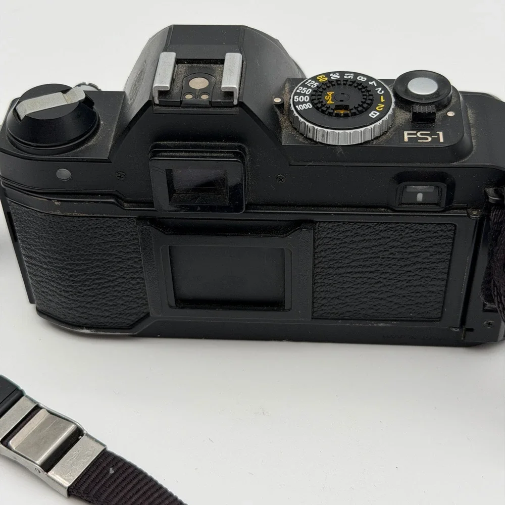 Konica FS-1 35mm SLR Film Camera with Hexanon AR 40mm f1.8 Lens & Hoya Filter